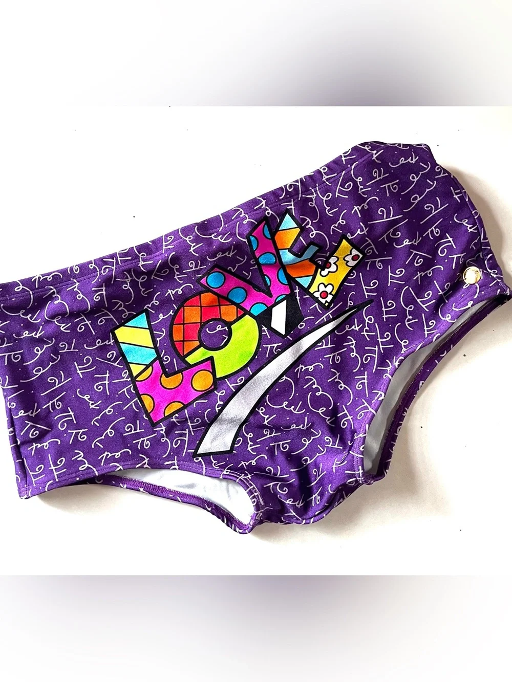 La Sirene Luisa Sonza & Romero Britto Collab Collection Swim Briefs